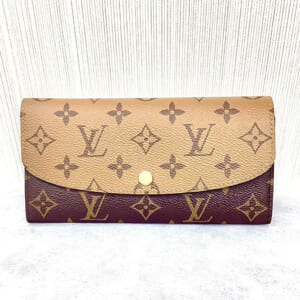 ルイヴィトン モノグラムリバース ポルトフォイユエミリー M82157