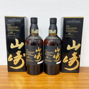 山崎 18年 シングルモルト など2点