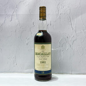 ザ・マッカラン 18年 シングルハイランドモルト 旧ボトル 1981