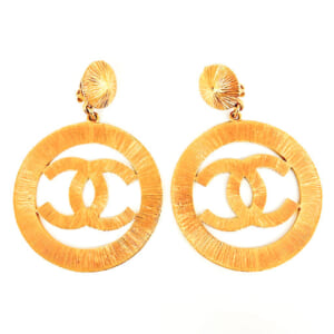 シャネル デカココラウンドスイングイヤリング