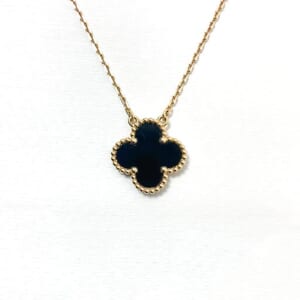 ヴァンクリーフ＆アーペル ヴィンテージアルハンブラオニキスネックレス VCARA45800