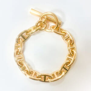 エルメス シェーヌダンクルブレスレット GM K18PG