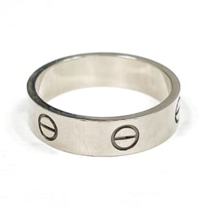 カルティエ ラブリング K18WG #61