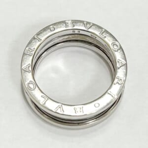 ブルガリ B-Zero1リング 2バンド ホワイトゴールド