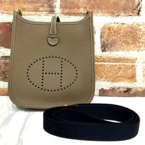 エルメス エヴリン TPM トリヨンレザー エトゥープ ゴールド金具