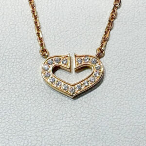 カルティエ Cハートネックレス B7008400