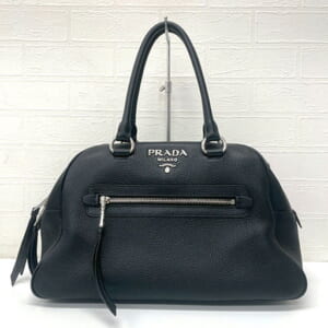 プラダ ショルダーバッグ ハンドバッグ 1BB054 黒 レザー 2WAY 