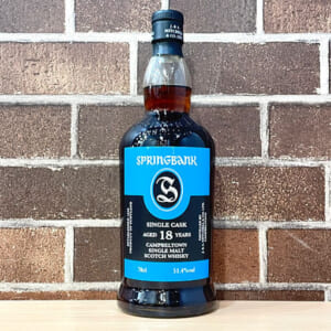 スプリングバンク 18年 2006-2025 ウィスク・イー25周年記念ラベル シェリーカスク