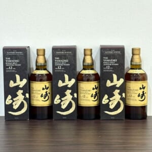 山崎 12年 シングルモルト など3点
