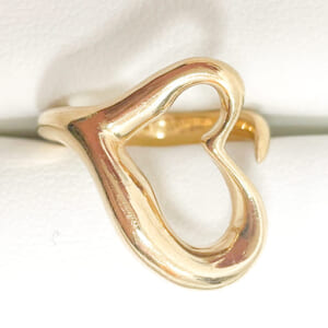 ティファニー エルサペレッティ オープンハートリング