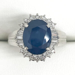 サファイアリング 3.66ct