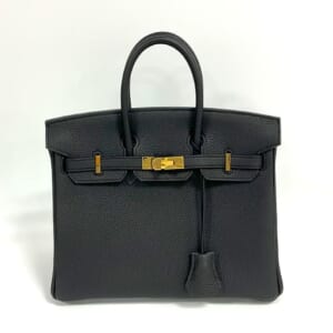 エルメス バーキン 25 トゴ 黒 ゴールド金具