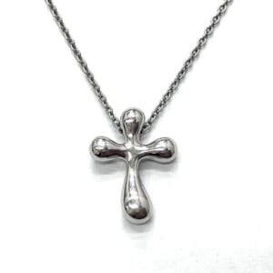 ティファニー スモールクロスネックレス PT950