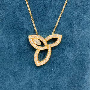 ハリーウィンストン リリークラスターネックレス PEDYMQRFLC