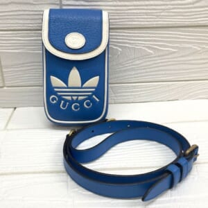 グッチ アディダスコラボ トレフォイルミニショルダーバッグ 721794