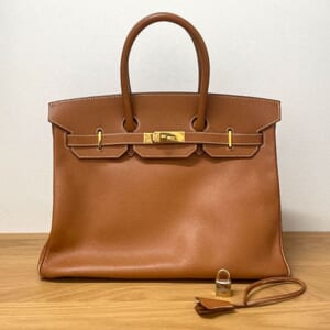 エルメス バーキン 35 エプソン ゴールド ゴールド金具