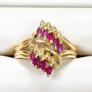 ルビーリング 0.64ct