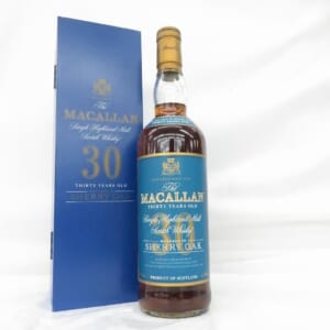 ザ・マッカラン 30年 シェリーオーク ブルーラベル 木箱付