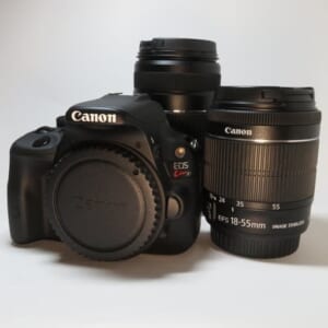 Canon キャノン デジタル一眼レフカメラ EOS Kiss X7 18-55mm 55-250mm ダブルズームキット 中古品