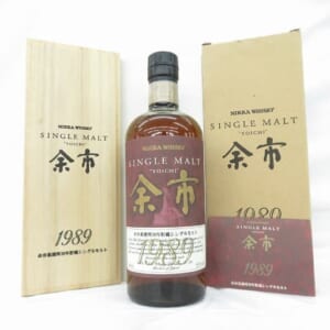 余市 1989 20年貯蔵 シングルモルト 外箱/木箱/冊子付
