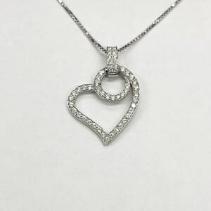 ダイヤモンドネックレス K18