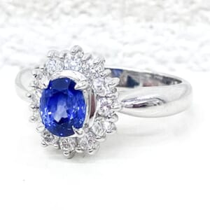 サファイアリング 0.78ct
