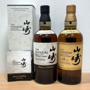 山崎 12年 シングルモルト など2点