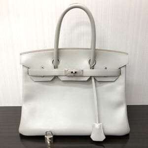 エルメス バーキン 30 タデラクト パールグレー シルバー金具