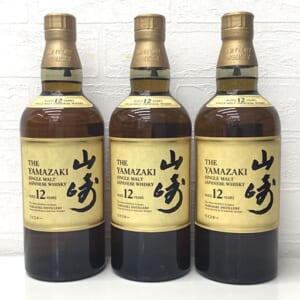 山崎 12年 シングルモルト など3点