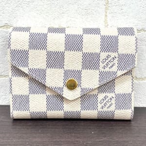 ルイヴィトン ダミエアズール ポルトフォイユヴィクトリーヌ N64022