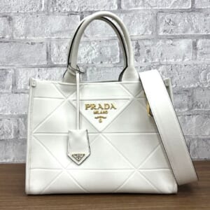 プラダ シンボルトップステッチトートバッグ 1BA379