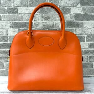 エルメス ボリード 31 オレンジ ガリバー ゴールド金具