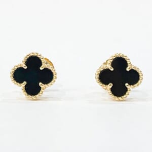 ヴァンクリーフ＆アーペル スウィートアルハンブラピアス VCARA44900 オニキス