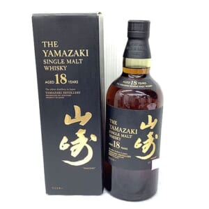 山崎 18年 シングルモルト 旧品(トップ3行) 箱有り