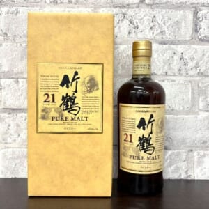 竹鶴 21年 ピュアモルト キャップパウチ変色あり