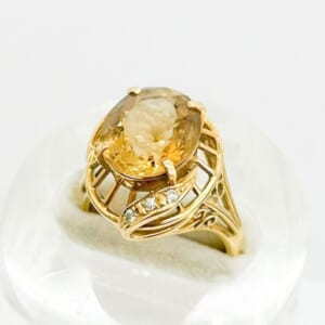 シトリンリング K18