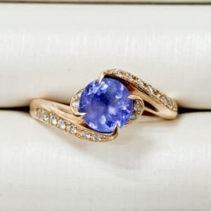 タンザナイトリング 1.112ct