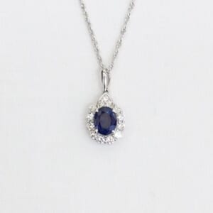サファイアネックレス 1.14ct