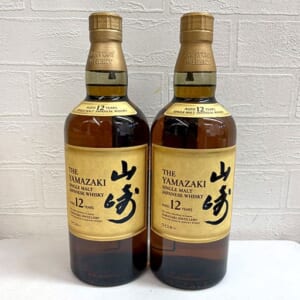 山崎 12年 シングルモルト ホログラムシール有 箱無 など2点