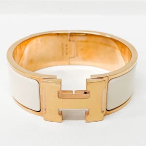 エルメス クリッククラックHエナメルブレスレット ラージ