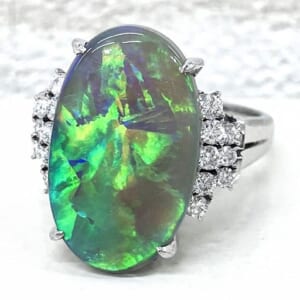 ブラックオパールリング 4.780ct