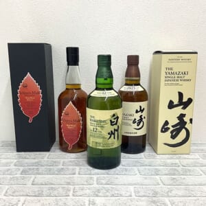 白州 12年 シングルモルト 100周年記念ラベル 箱無 など3点