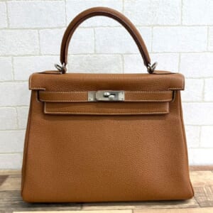 エルメス ケリー 28 ゴールド シルバー金具