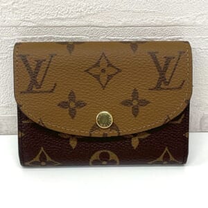 ルイヴィトン モノグラムリバース ポルトモネロザリ M82333