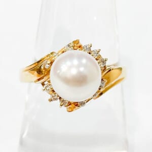 真珠リング 7.6mm