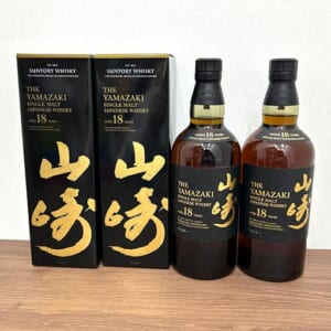山崎 18年 シングルモルト など2点