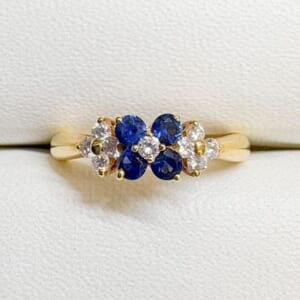 ヴァレンティノ サファイアリング 0.26ct 7号