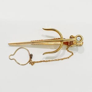 ダイヤモンドネクタイピン 0.123ct