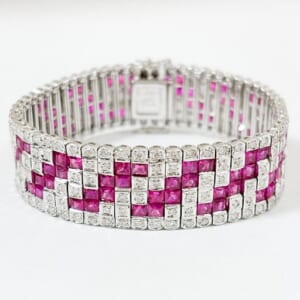 ルビーブレスレット 17.95ct