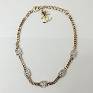 シャネル メタル&ストラスチョーカー AB6444-B06011-NC835 ゴールド/シルバー/クリスタル